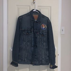 Custom 1/1 Vlone x Levi’s jean jacket